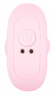 Розовая анальная пробка с вибрацией Cuties Vibrating Mini Butt Plug - 8 см.