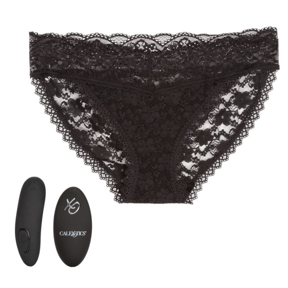 Черные кружевные трусики с вибромассажером Remote Control Panty Set S/M Черные кружевные трусики с вибромассажером Remote Control Panty Set S/M
