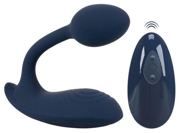 Темно-синий вибростимулятор в трусики RC Bendable Panty Vibrator Темно-синий вибростимулятор в трусики RC Bendable Panty Vibrator