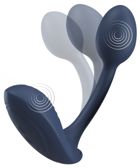 Темно-синий вибростимулятор в трусики RC Bendable Panty Vibrator Темно-синий вибростимулятор в трусики RC Bendable Panty Vibrator