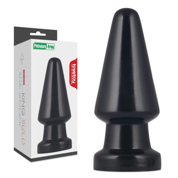 Черная анальная пробка King-Sized Anal Shocker - 19 см. Черная анальная пробка King-Sized Anal Shocker - 19 см.