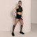 Черные трусики-боксеры для фиксации насадок Strap-on-me Harness Lingerie Allure - size M