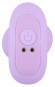 Сиреневая анальная пробка с вибрацией Cuties Vibrating Mini Butt Plug - 8 см.