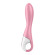 Розовый вибромассажер с функцией расширения Air Pump Vibrator 2 - 20,9 см.