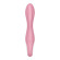 Розовый вибромассажер с функцией расширения Air Pump Vibrator 2 - 20,9 см.