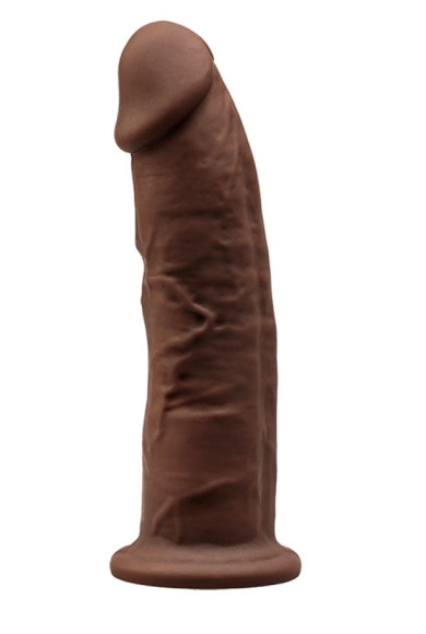 Коричневый фаллоимитатор SILEXD Model 2 - 15 см. Коричневый фаллоимитатор SILEXD Model 2 - 15 см.