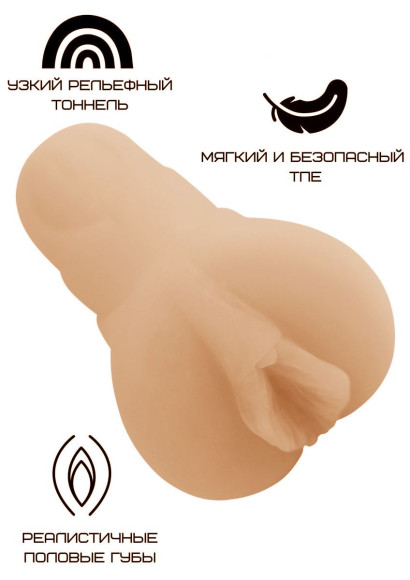 Реалистичный мастурбатор-вагина из реалистичного материала