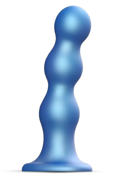 Голубая насадка Strap-On-Me Dildo Plug Balls size S Голубая насадка Strap-On-Me Dildo Plug Balls size S