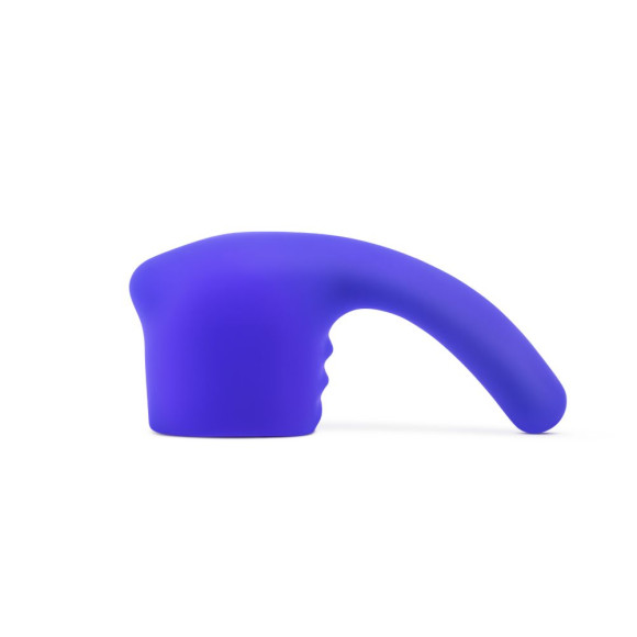 Фиолетовая насадка для wand-вибромассажера Deluxe Silicone G-Spot Wand Attachment