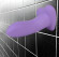 Фиолетовый нереалистичный дилдо Emotional Plus - 13 см.