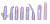 Фиолетовый вибронабор Purple Temptation
