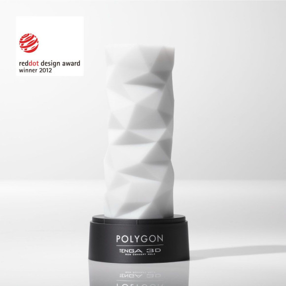 Белый 3D мастурбатор POLYGON Белый 3D мастурбатор POLYGON