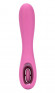 Розовый перезаряжаемый вибромассажер Tundra Rose 6x - 17,8 см.