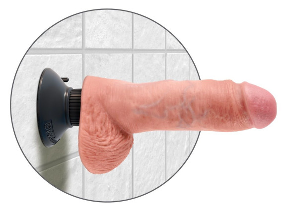 Вибромассажер со съёмной присоской 8 Vibrating Cock with Balls - 20,3 см. Вибромассажер со съёмной присоской 8 Vibrating Cock with Balls - 20,3 см.