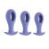 Набор из 3 анальных пробок с вибропулей Hole Punch Plug Set Набор из 3 анальных пробок с вибропулей Hole Punch Plug Set
