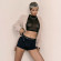 Черные трусики-боксеры для фиксации насадок Strap-on-me Harness Lingerie Allure - size XL