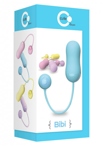 Голубое виброяйцо BIBI REMOTE EGG 
