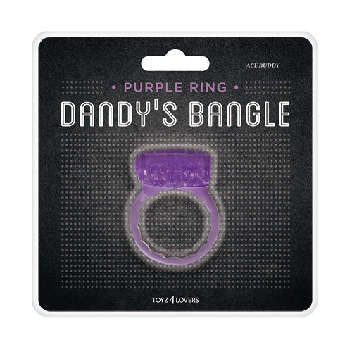 Фиолетовое эрекционное виброкольцо VIBRATING COCK RING ACE BUDDY Фиолетовое эрекционное виброкольцо VIBRATING COCK RING ACE BUDDY
