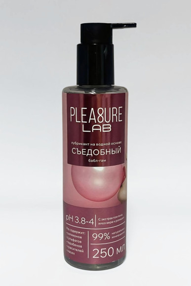 Лубрикант на водной основе Pleasure Lab с ароматом бабл-гам - 250 мл.