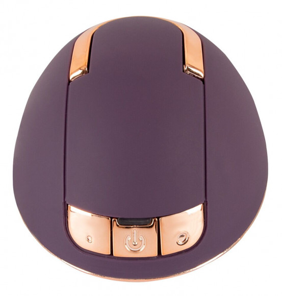 Фиолетовый вращающийся массажёр для вульвы Rotating Vulva Massager