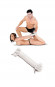 Белая веревка для бондажа JAPANESE SILK ROPE 
