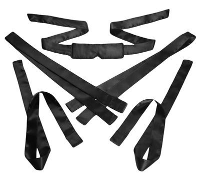 Бондажный набор из сатиновых лент Bordeaux 5 Piece Satin Bondage Set Бондажный набор из сатиновых лент Bordeaux 5 Piece Satin Bondage Set
