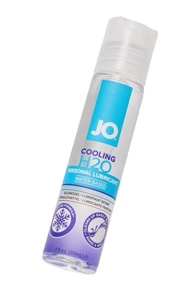 Охлаждающий лубрикант на водной основе JO Personal Lubricant H2O COOLING - 30 мл.