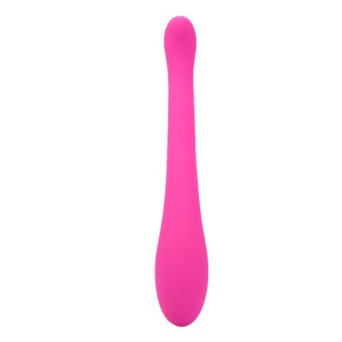 Розовый вибратор UltraZone Daisy 6X Silicone Vibrator - 20 см.