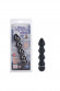 Анальная елочка 10-Function Tapered Anal Trainer рефленый с вибрацией черный