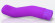 Изогнутый вибратор Reach It Charged Vibe - 17 см.