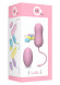 Розовое виброяйцо LULU WIRELESS REMOTE EGG с пультом ДУ