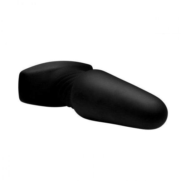 Черная анальная пробка Slim R Smooth Rimming Plug with Remote - 14 см. Черная анальная пробка Slim R Smooth Rimming Plug with Remote - 14 см.