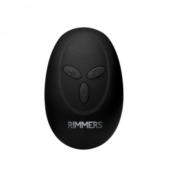 Черная анальная пробка Slim R Smooth Rimming Plug with Remote - 14 см. Черная анальная пробка Slim R Smooth Rimming Plug with Remote - 14 см.