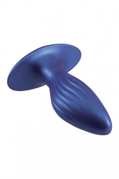 Синяя анальная пробка G Stuck Silicone Anal Plug - 12,5 см.