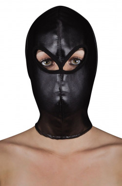 Черная маска Extreme Leather Hood Черная маска Extreme Leather Hood