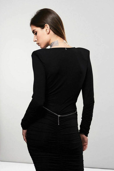 Серебристый ошейник с цепочками Desir Metallique Collar Серебристый ошейник с цепочками Desir Metallique Collar