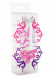 Белый вибратор с тату-принтом Lovers Ink Tattoo Small - 14,5 см.
