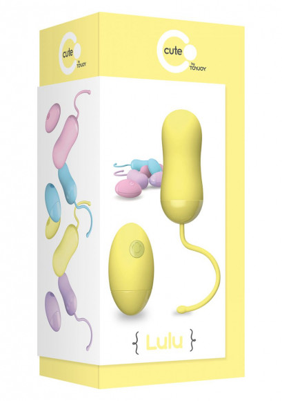 Желтое виброяйцо LULU WIRELESS REMOTE EGG с пультом ДУ Желтое виброяйцо LULU WIRELESS REMOTE EGG с пультом ДУ