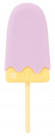 Сиреневый мини-вибратор в форме пломбира Vibrating Popsicle