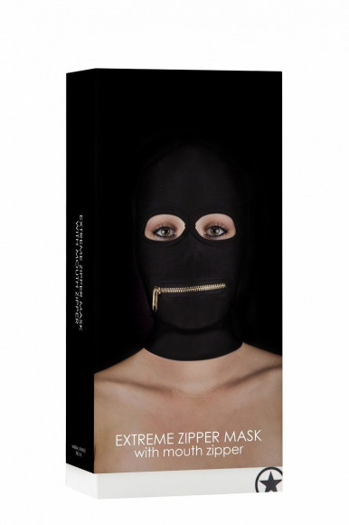 Маска с молнией Extreme Zipper Mask with Mouth Zipper Маска с молнией Extreme Zipper Mask with Mouth Zipper