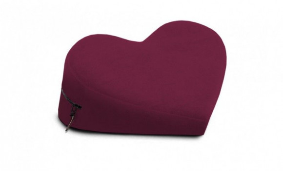 Бордовая подушка-сердце для любви Liberator SE Retail Heart Wedge Бордовая подушка-сердце для любви Liberator SE Retail Heart Wedge