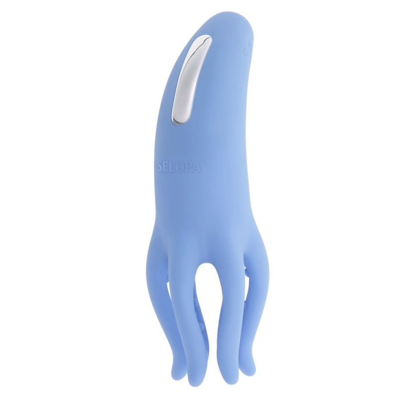Голубой вибромассажёр Tentacle Tickler