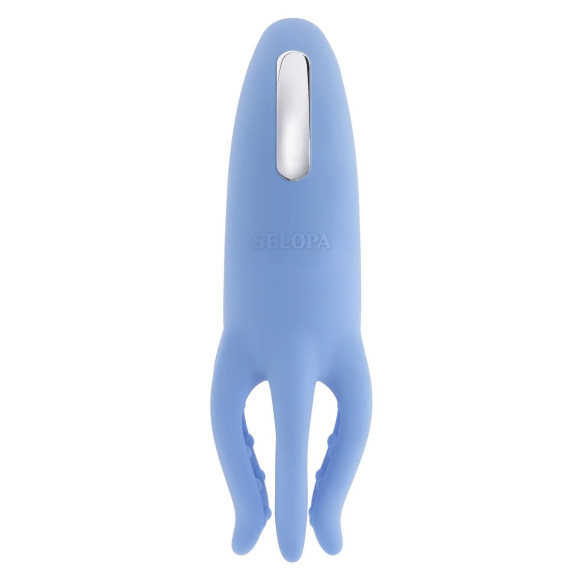 Голубой вибромассажёр Tentacle Tickler