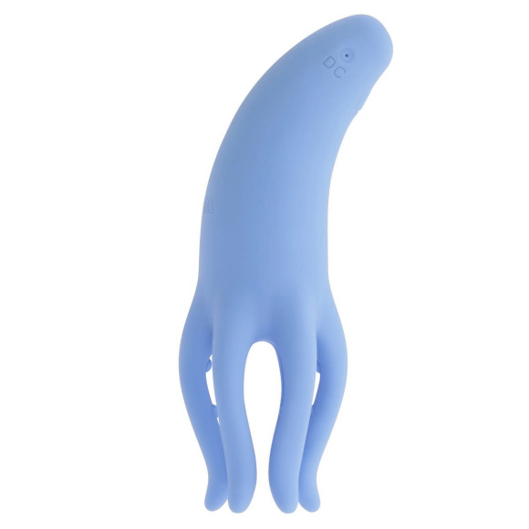 Голубой вибромассажёр Tentacle Tickler