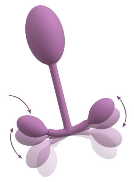 Сиреневый тренажер мыщц тазового дна Vaginal Trainer