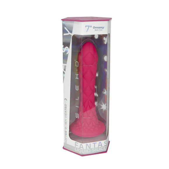 Розовый фаллоимитатор SILEXD Dreamy 7  - 18,5 см.