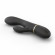 Черный вибратор-кролик Dorcel Glam Rabbit - 21 см.