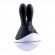 Чёрный клиторальный вибратор Muse Massager с ушками Чёрный клиторальный вибратор Muse Massager с ушками
