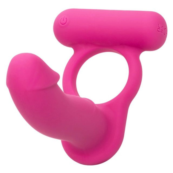 Розовая насадка для двойного проникновения Silicone Rechargeable Double Diver Розовая насадка для двойного проникновения Silicone Rechargeable Double Diver