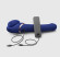 Синий безремневой страпон Multi Orgasm Bendable Strap-On size XL с клиторальной стимуляцией